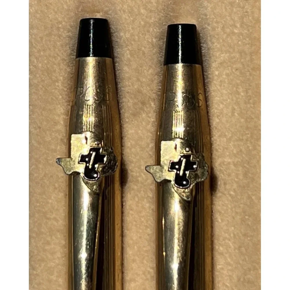 Cross 10k Ballpoint Pen & 0.9 Pencil Set In Box (Texas Instruments Logo)